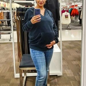 Maternity velvet Hoodie